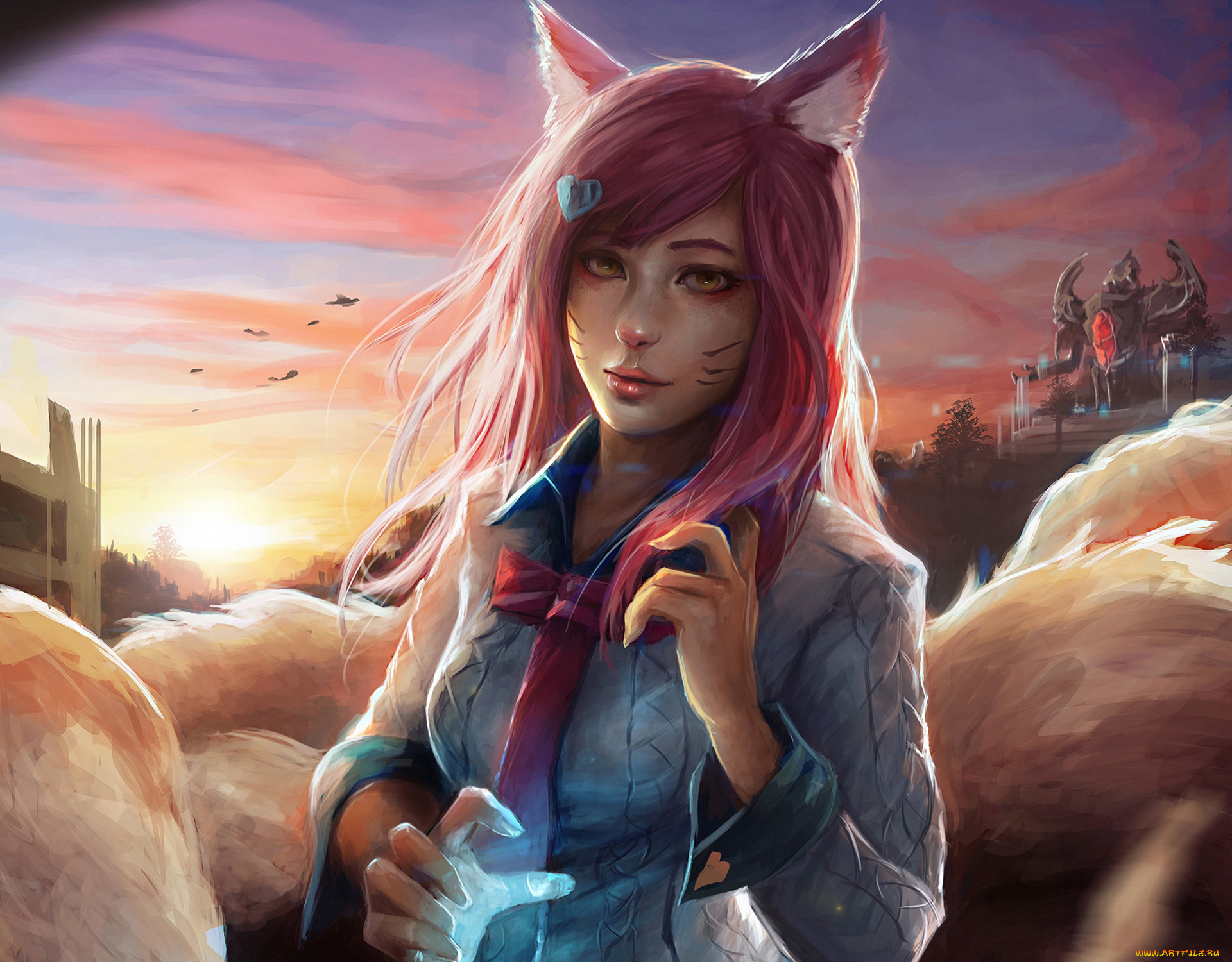  , league of legends, ahri, nine-tailed, fox, , , , , league, of, legends